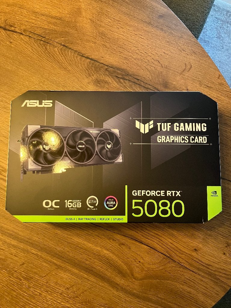 *NIEUW* NVIDIA GeForce RTX 5080 ASUS TUF 16GB videokaart, GDDR6, PCI-Express 4, Nieuw, Ophalen of Verzenden