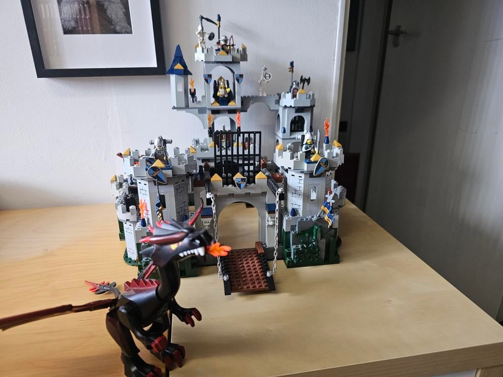 Lego Kasteel met Draak en Ridders - 7094, Kinderen en Baby's, Speelgoed | Duplo en Lego, Zo goed als nieuw, Lego, Complete set
