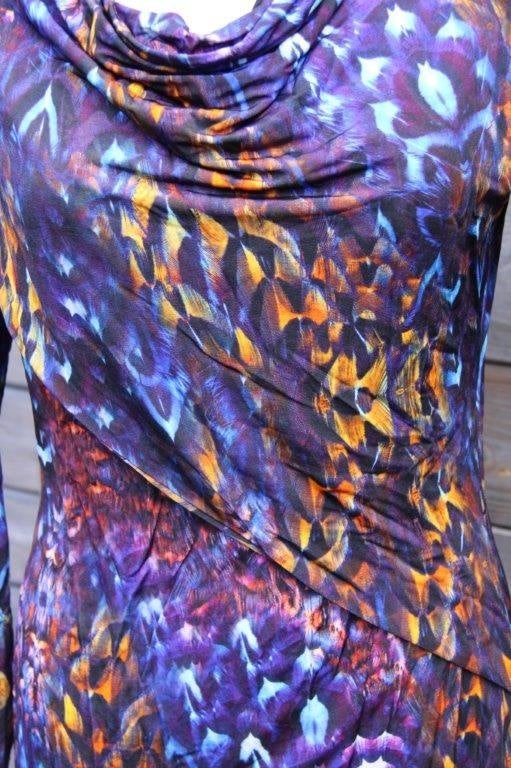 Jurk blauw/ paars/ oranje Caroline Biss mt 38 Vaste prijs, Maat 38/40 (M), Blauw, Ophalen of Verzenden, Zo goed als nieuw