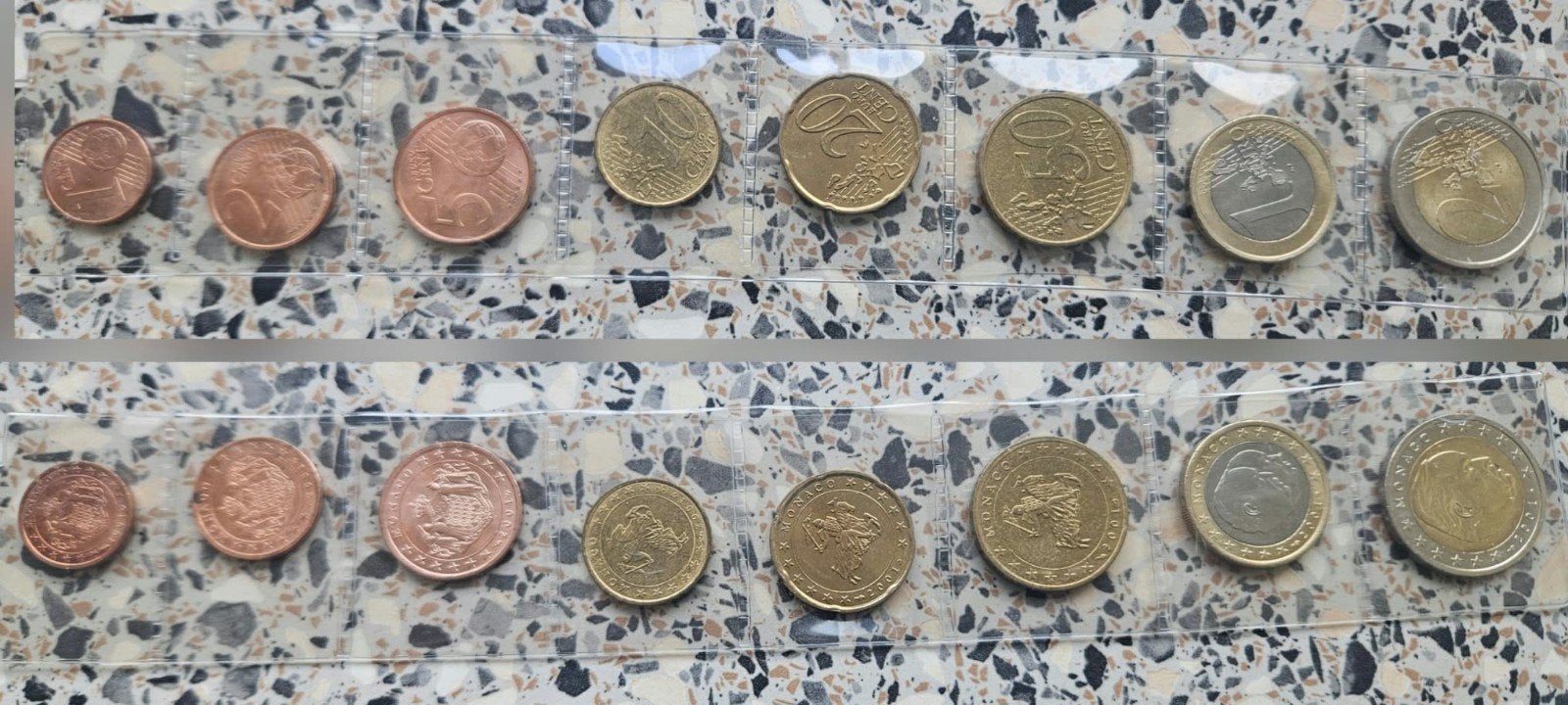 Monaco euroset 2001 – complete set van 8 munten, Ophalen