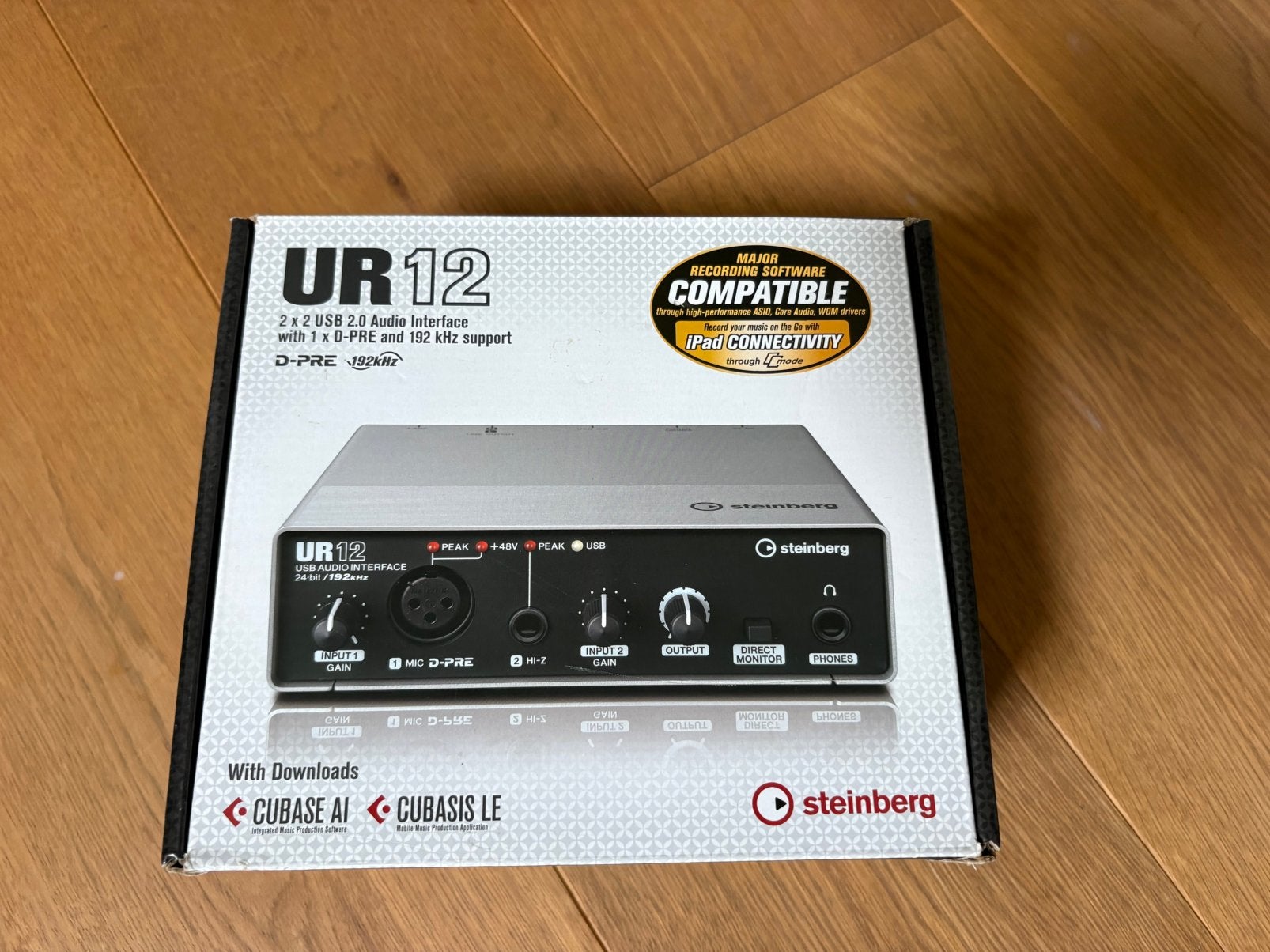 Steinberg UR-12 audio interface in doos, Ophalen of Verzenden, Zo goed als nieuw