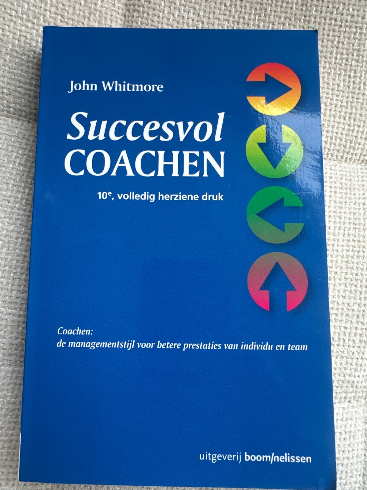 Succesvol Coachen - John Whitmore (10e herziene druk), Ophalen of Verzenden, Zo goed als nieuw, Management