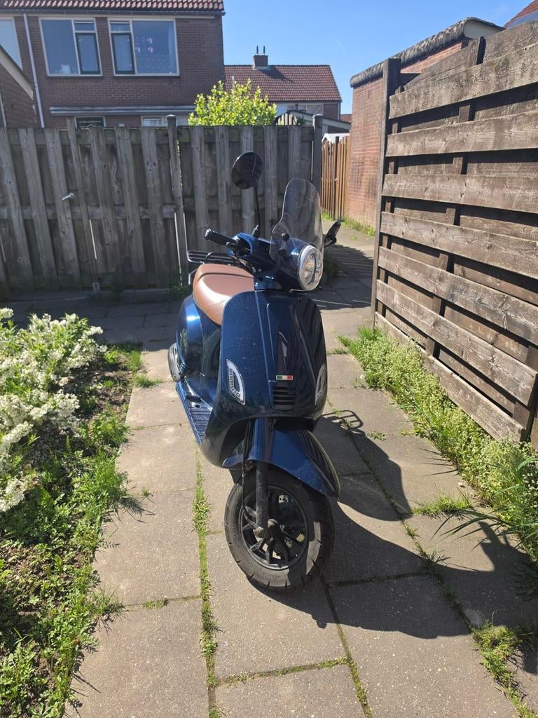 Momo Morino 50 Scooter - Blauw, Ophalen, Benzine, Overige merken