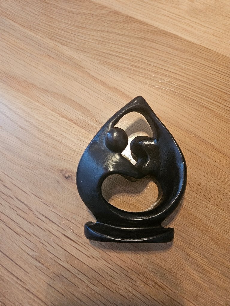Klein beeldje 2 gevlochten poppetjes, Ophalen, Nieuw, Mens