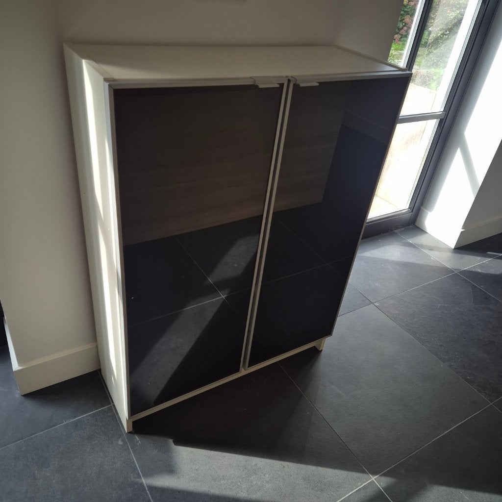 Halfhoge 'archief' kast, afm. 80x30x106 cm (BxDxH), Ophalen, 100 tot 150 cm, 100 tot 150 cm, Modern