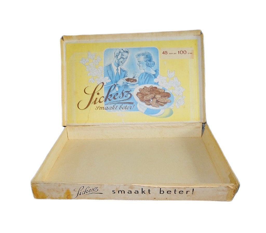 Grote doos Sickesz chocolade, Ophalen of Verzenden, Gebruikt, Verpakking