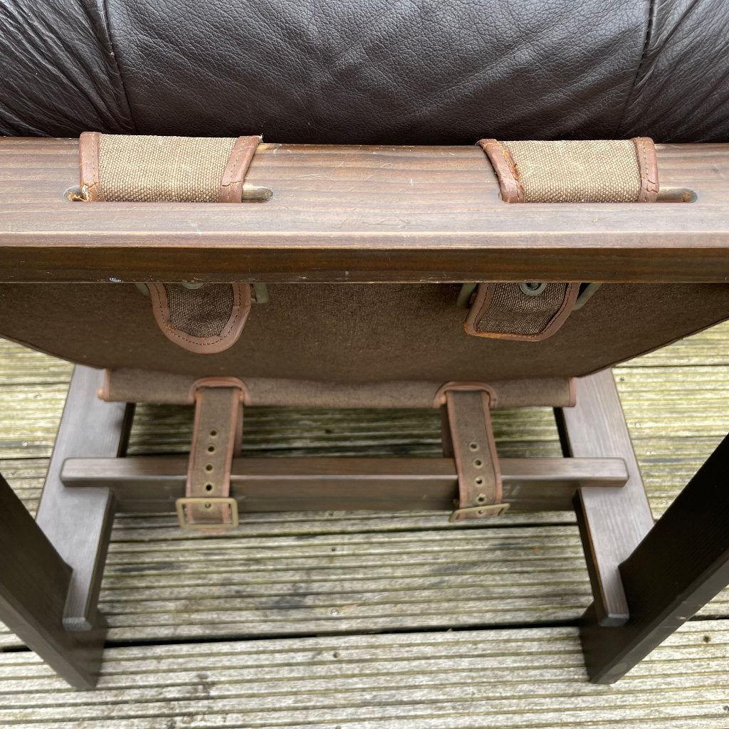 Carl Straub brutalist lounge chair/stoel vintage, 75 tot 100 cm, Nvt, Nvt, Ophalen