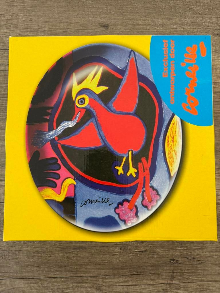 Serveerschaal Corneille design vuurvogel – kunstbord –, Ophalen of Verzenden