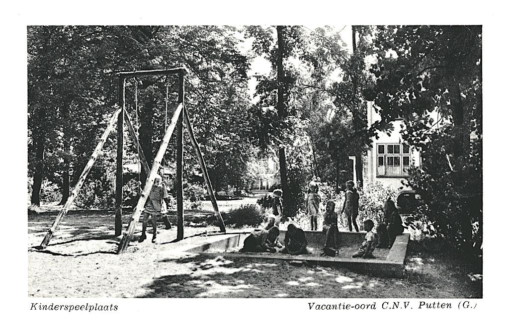 948503 Putten Vacantieoord CNV 1956 Kinderspeelplaats Speel
