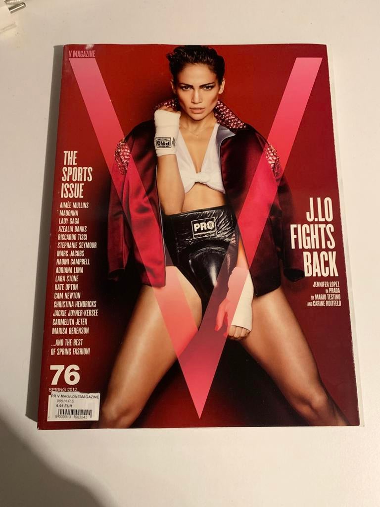 V magazine - Spring 2012 - Jennifer Lopez cover, Ophalen of Verzenden, Zo goed als nieuw, Muziek, Film of Tv