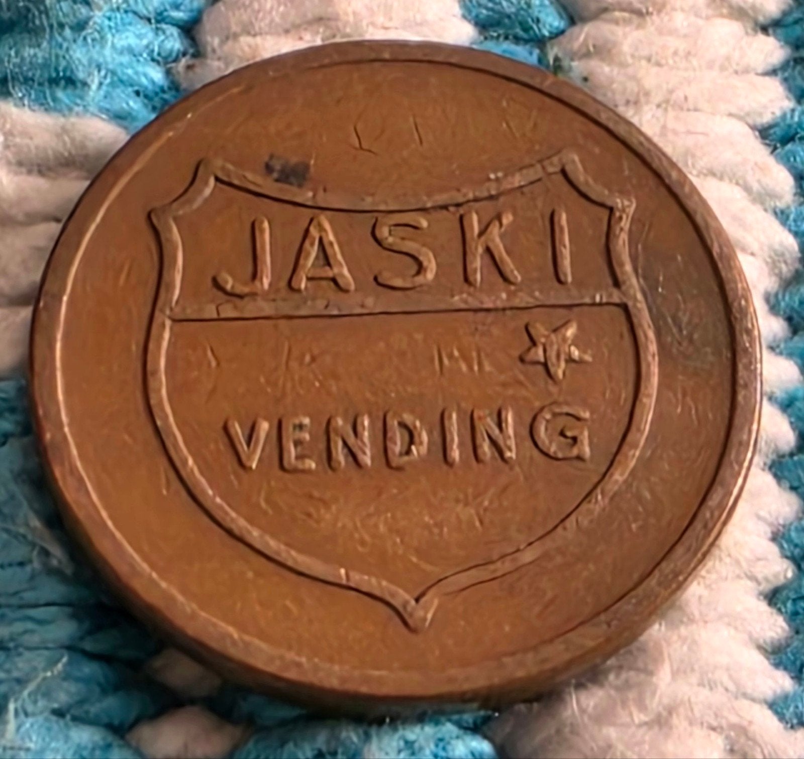 Jaski Vending Token - Vintage Munt, Ophalen of Verzenden, Gebruikt