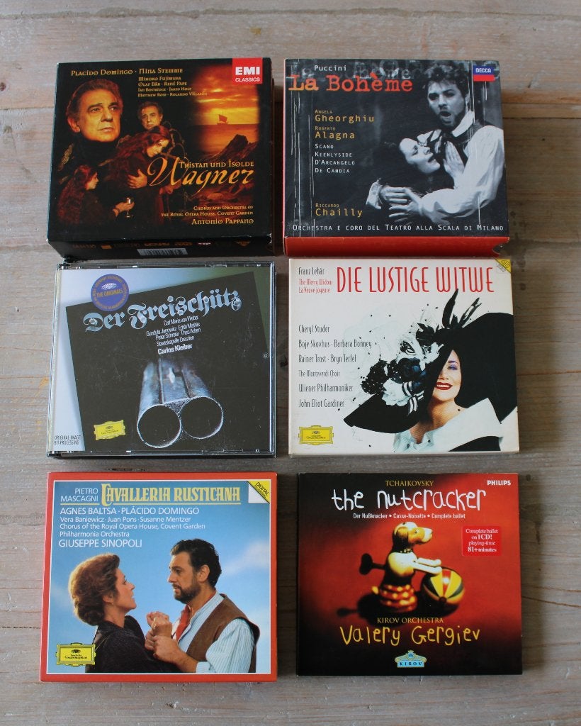5 opera CDs (Wagner, Puccini e.a.) en 1 ballet (Notenkraker), Opera of Operette, Inclusief doosje, Ophalen of Verzenden, Zo goed als nieuw
