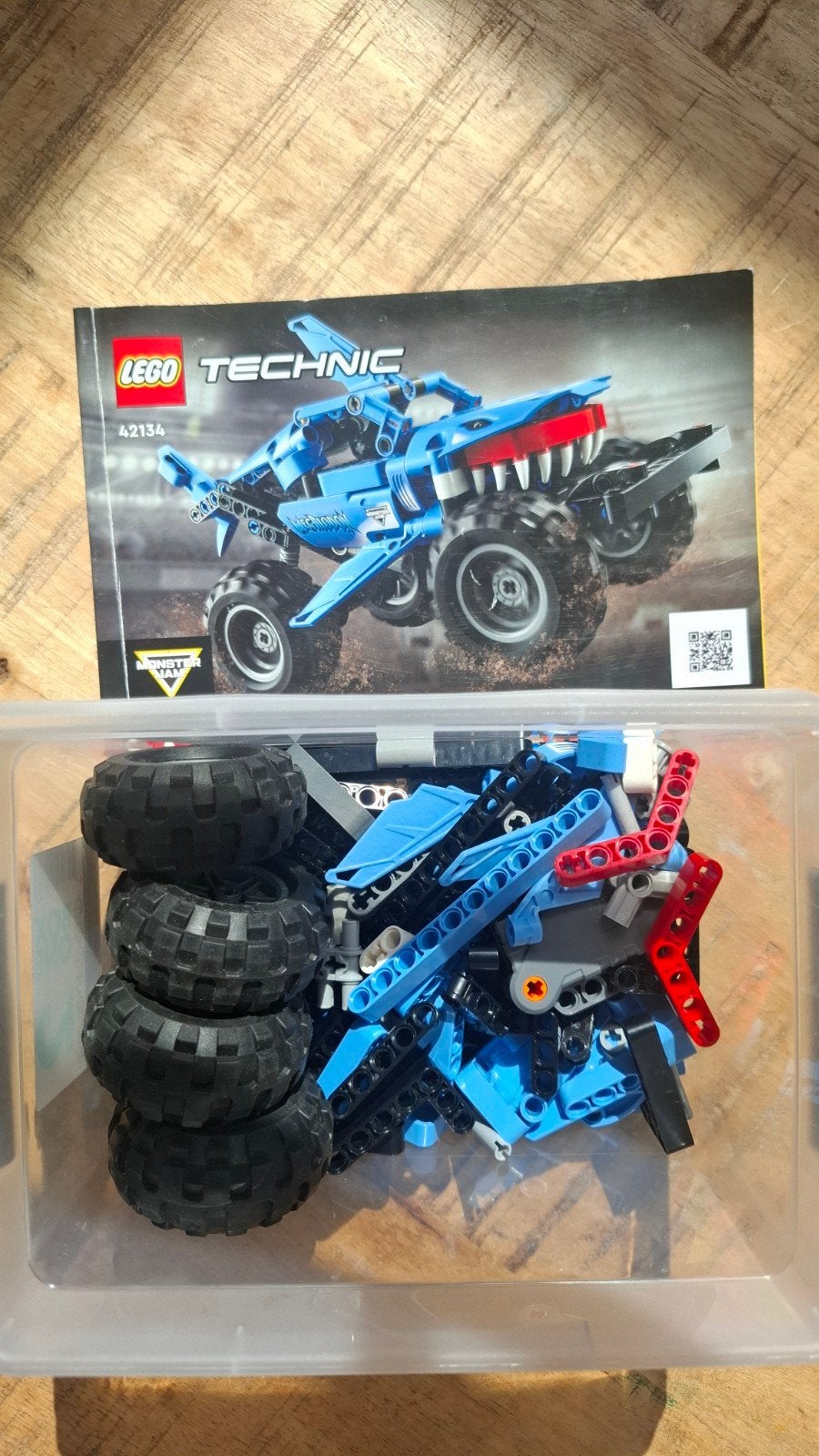 LEGO Technic Monster Jam Megalodon 42134, Ophalen, Lego, Compleet, Zo goed als nieuw
