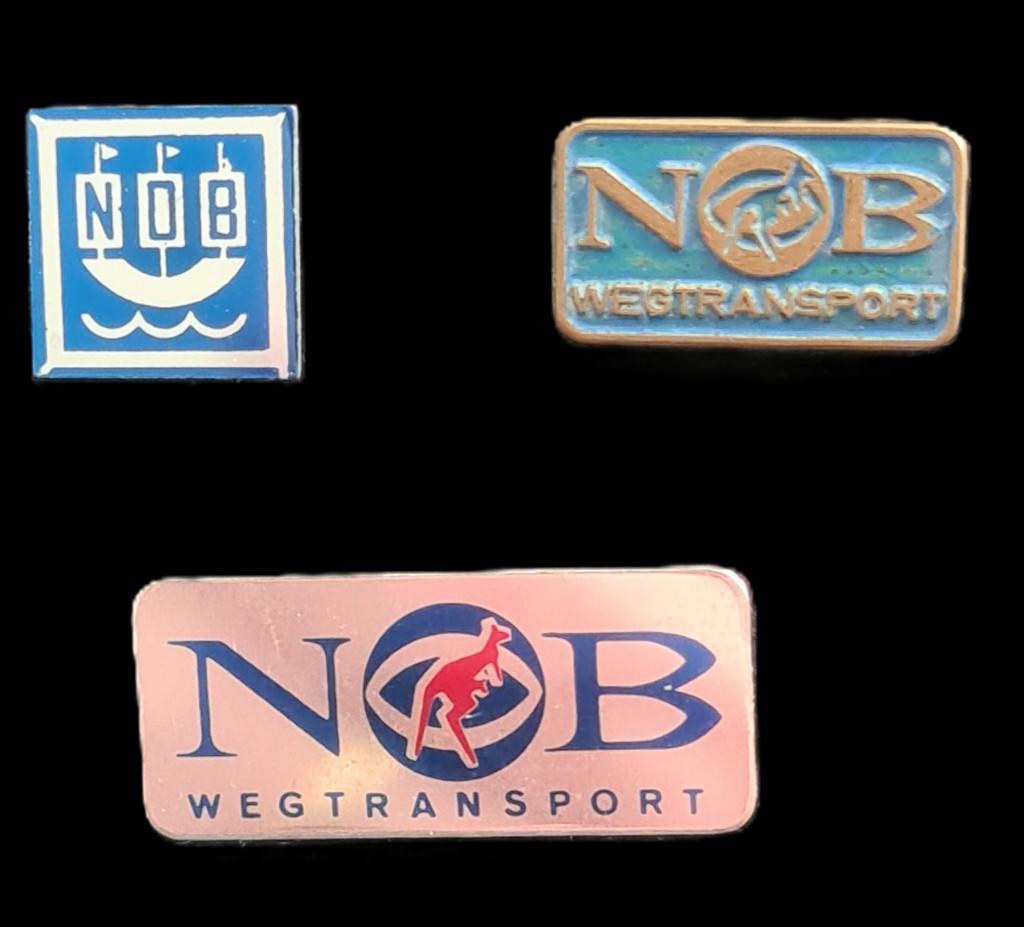 N.O.B. trio spelden, Verzenden, Zo goed als nieuw, Transport, Speldje of Pin