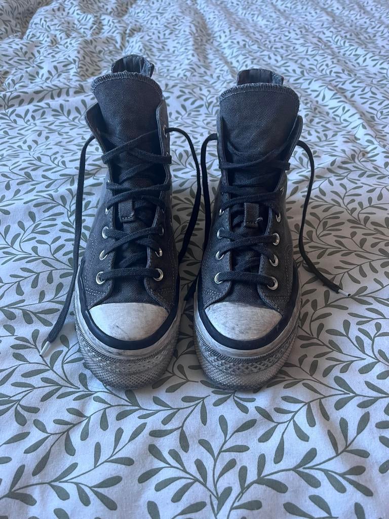 Converse maat 39.5, Kleding | Dames, Schoenen, Ophalen of Verzenden, Zo goed als nieuw, Grijs, Sneakers of Gympen