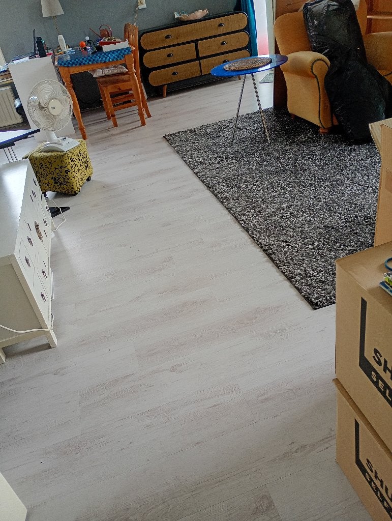 Gratis Laminaat, Doe-het-zelf en Verbouw, Ophalen, Gebruikt, 50 tot 150 cm, 10 m² of meer