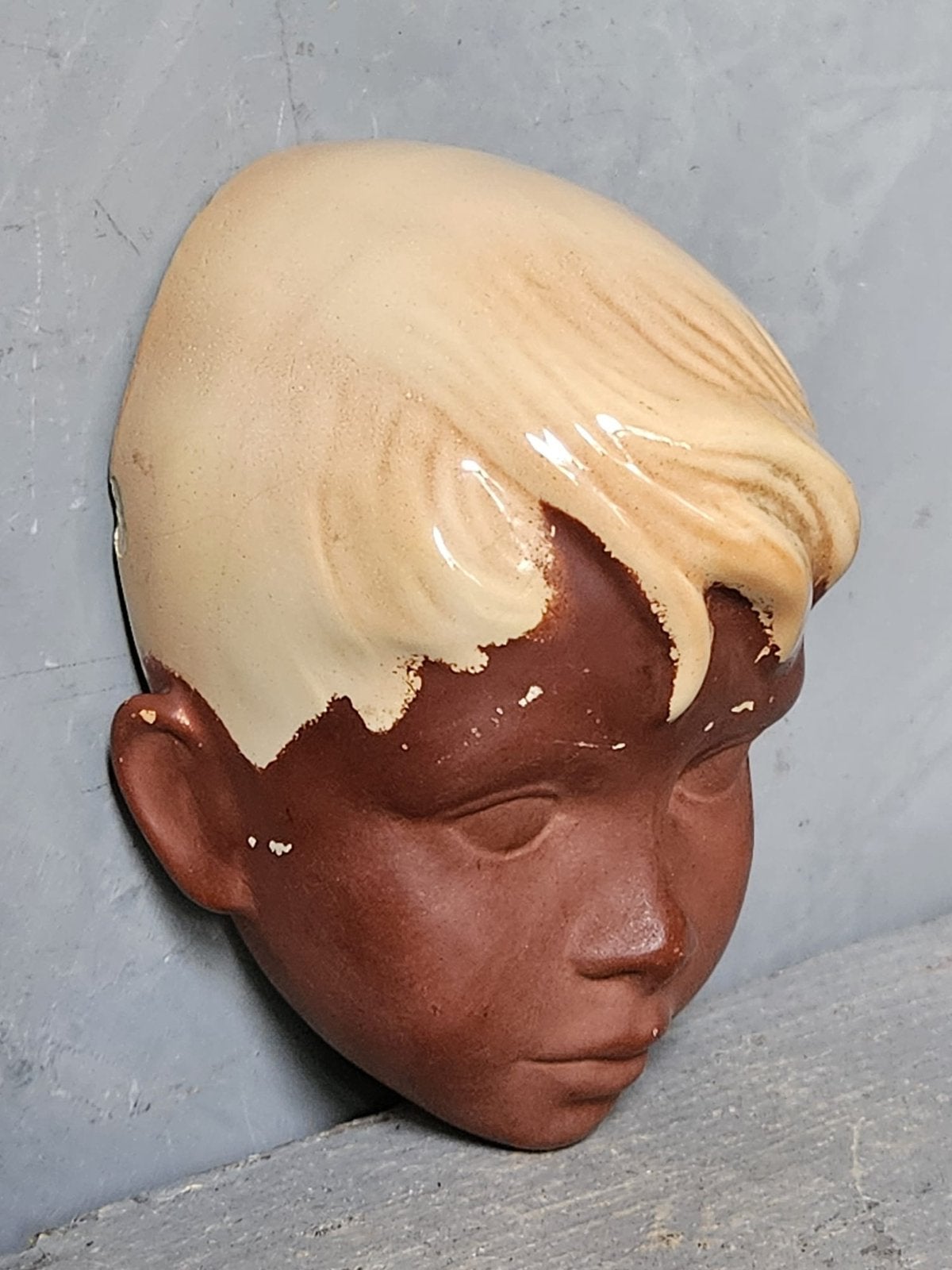 Cortendorf wandmasker jongen, Ophalen of Verzenden