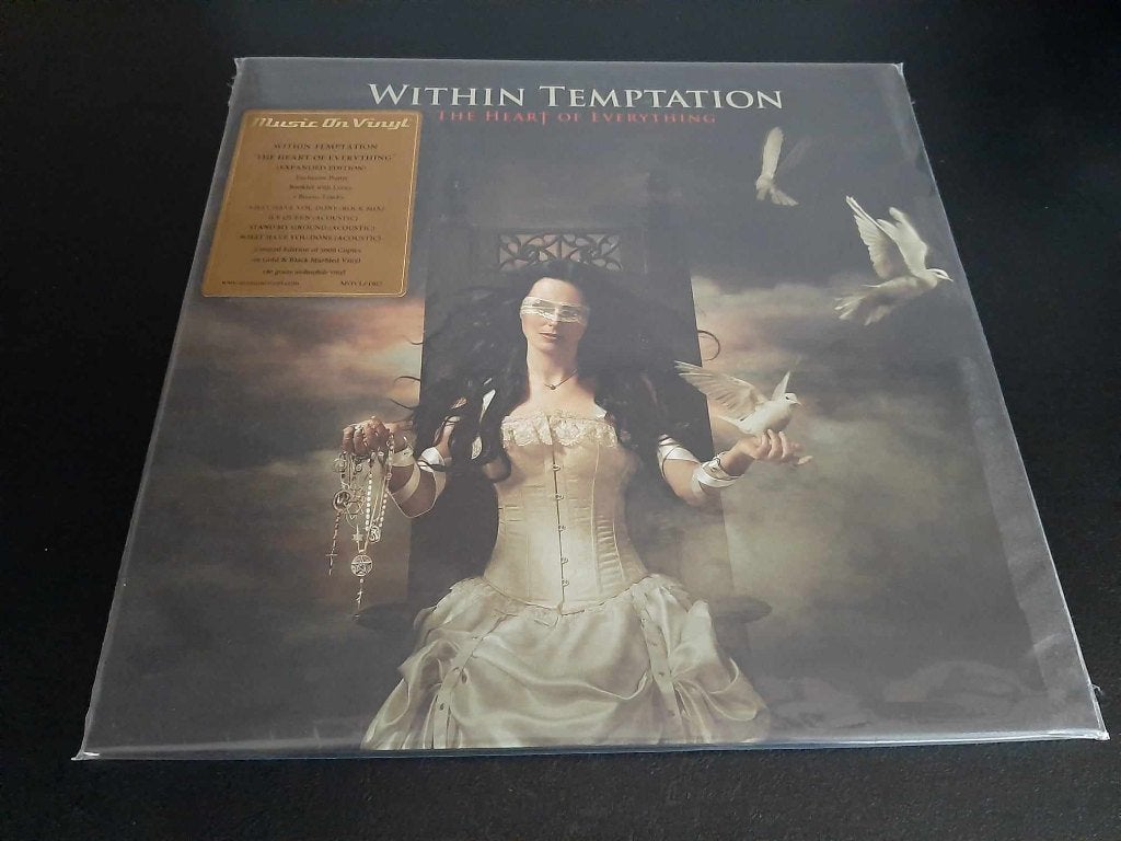 Within Temptation:The heart of everything Gold/black marbled, Geseald, Ophalen of Verzenden, Nieuw in verpakking, 12 inch