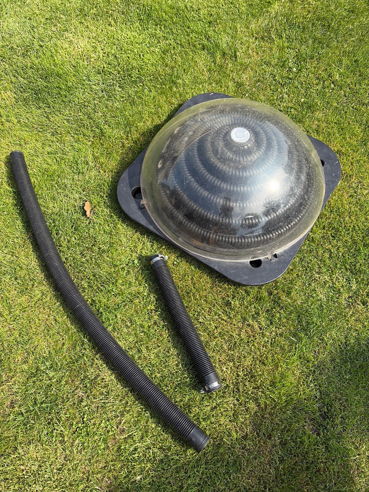 Zwembad Solar Heater Koepel met Slangen, Tuin en Terras, Ophalen, Gebruikt, Verwarming