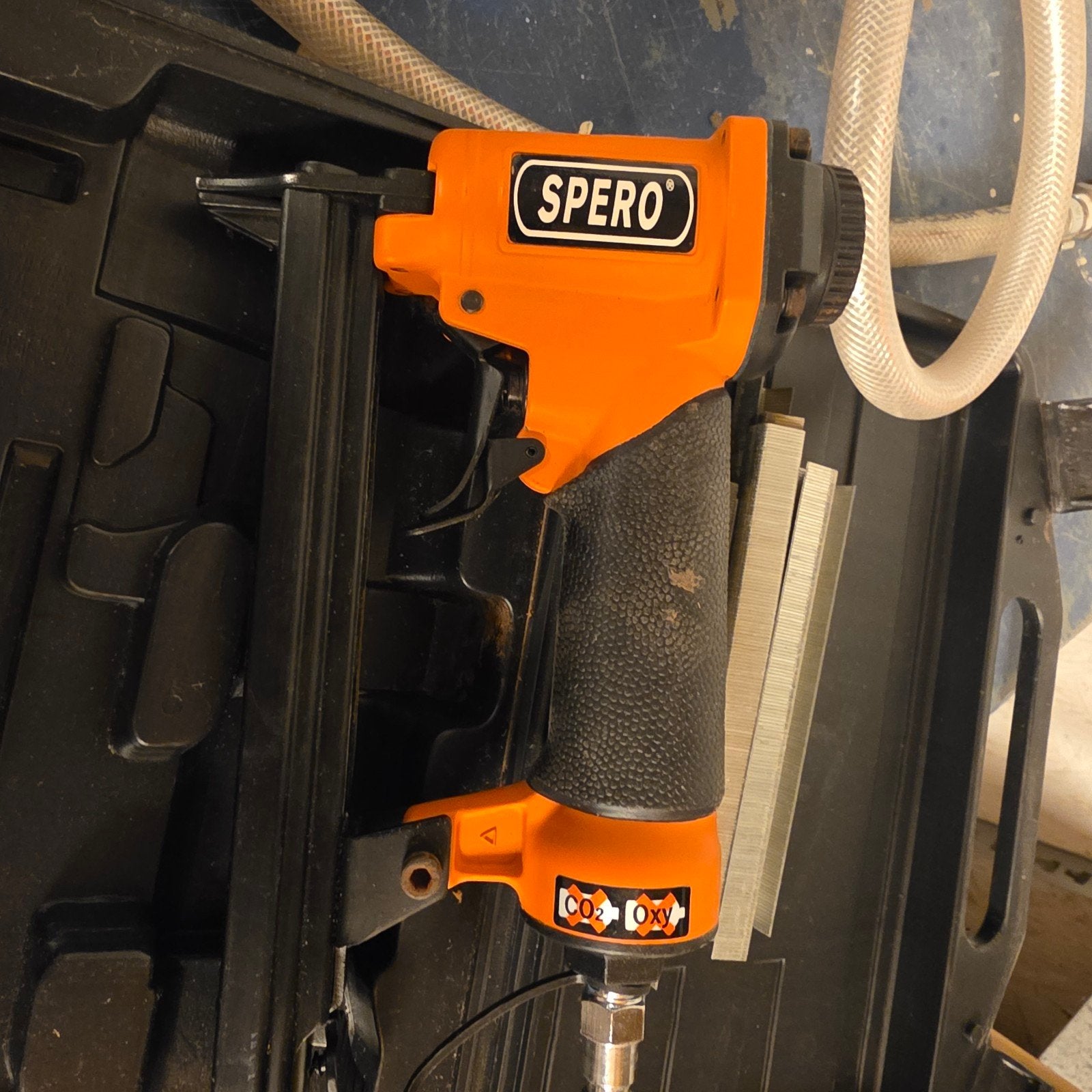 Spero Tacker FS80.6 met toebehoren, Ophalen of Verzenden, Gebruikt, Tacker/nietmachine, Overige merken