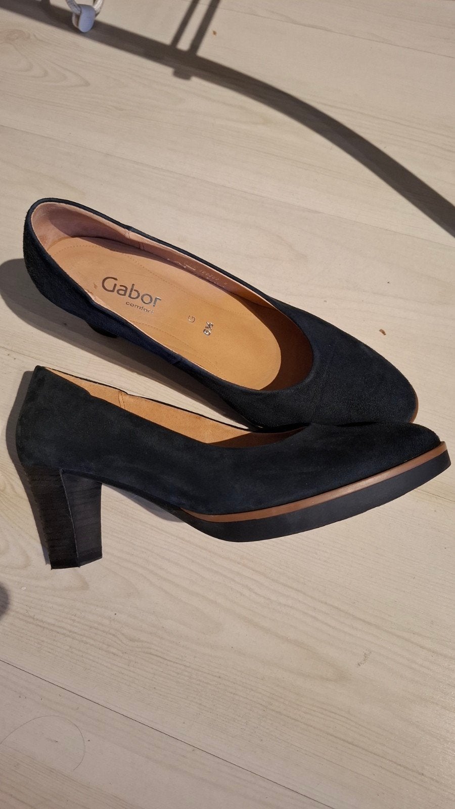Gabor Comfort suède pumps - Maat 39.5, Ophalen of Verzenden