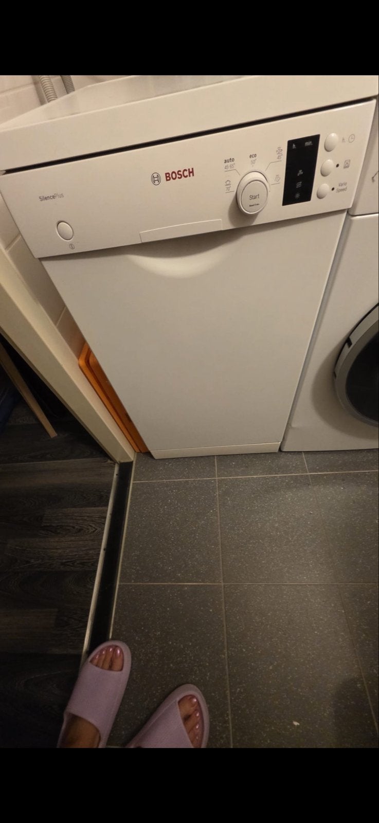 Bosch SilencePlus Vaatwasser 45 cm Vrijstaand, Ophalen, Gebruikt, Energieklasse A of zuiniger, 45 tot 60 cm