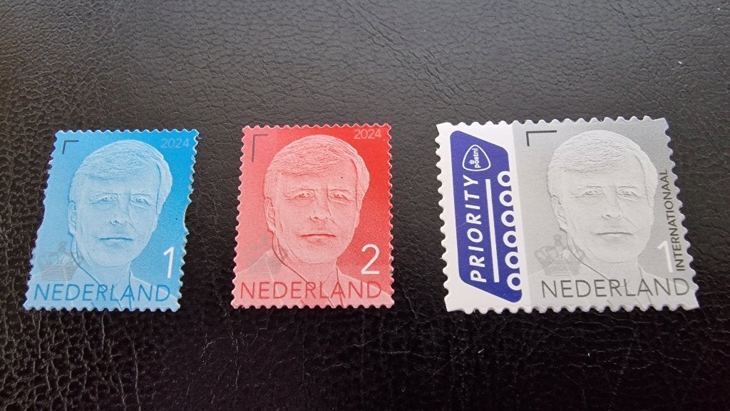 3 losse zegels Willem-Alexander 2024 NVPH 4249 - 4250 - 4251, Ophalen of Verzenden, Na 1940, Postfris