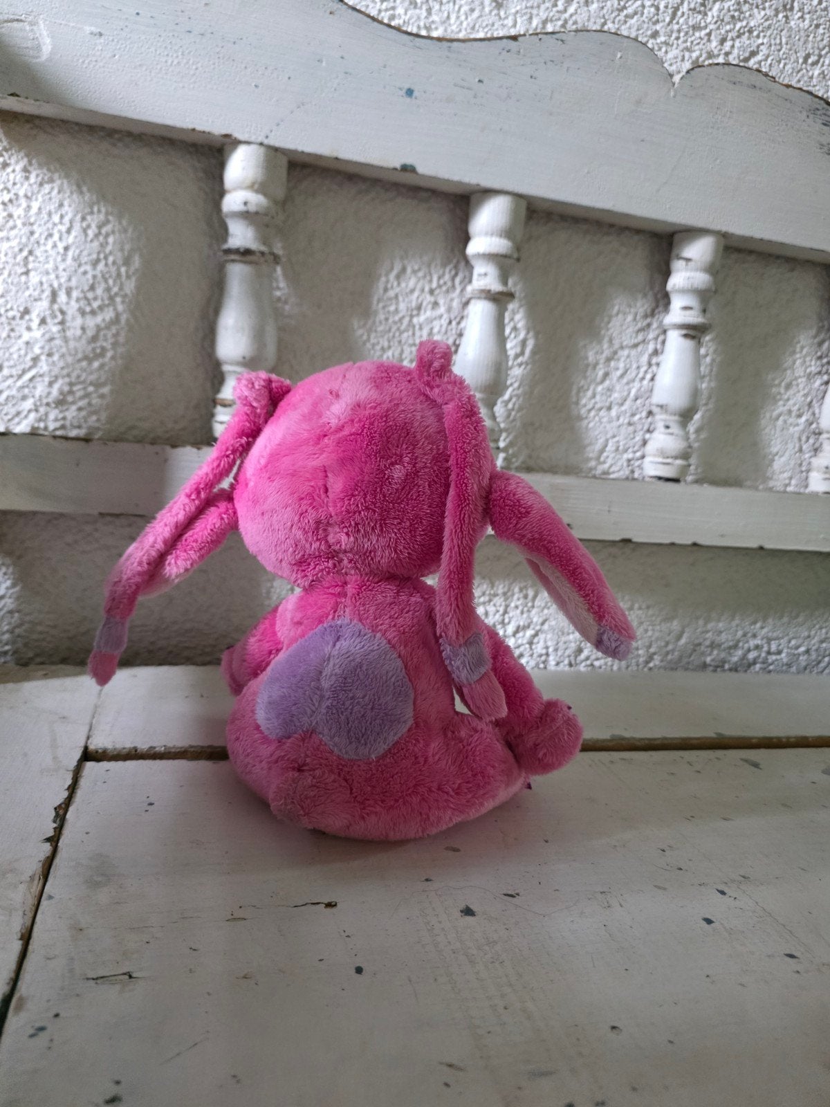 Roze Lilo & Stitch Angel knuffel - Zo goed als nieuw, Disney, Disney, Overige typen, Ophalen of Verzenden