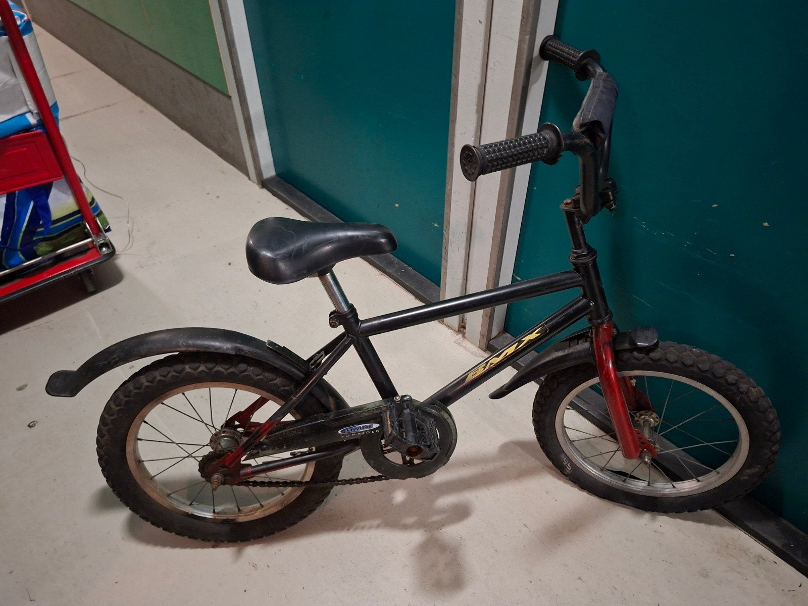 BMX kinderfietsje, Fietsen en Brommers, Fietsen | Crossfietsen en BMX, Ophalen, Gebruikt, Staal