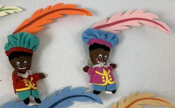 Sinterklaas Zwarte Piet stoffen poppen Holland figuren deco, Diversen, Sinterklaas, Coolsingel 104, 3011 AG Rotterdam, Netherlands