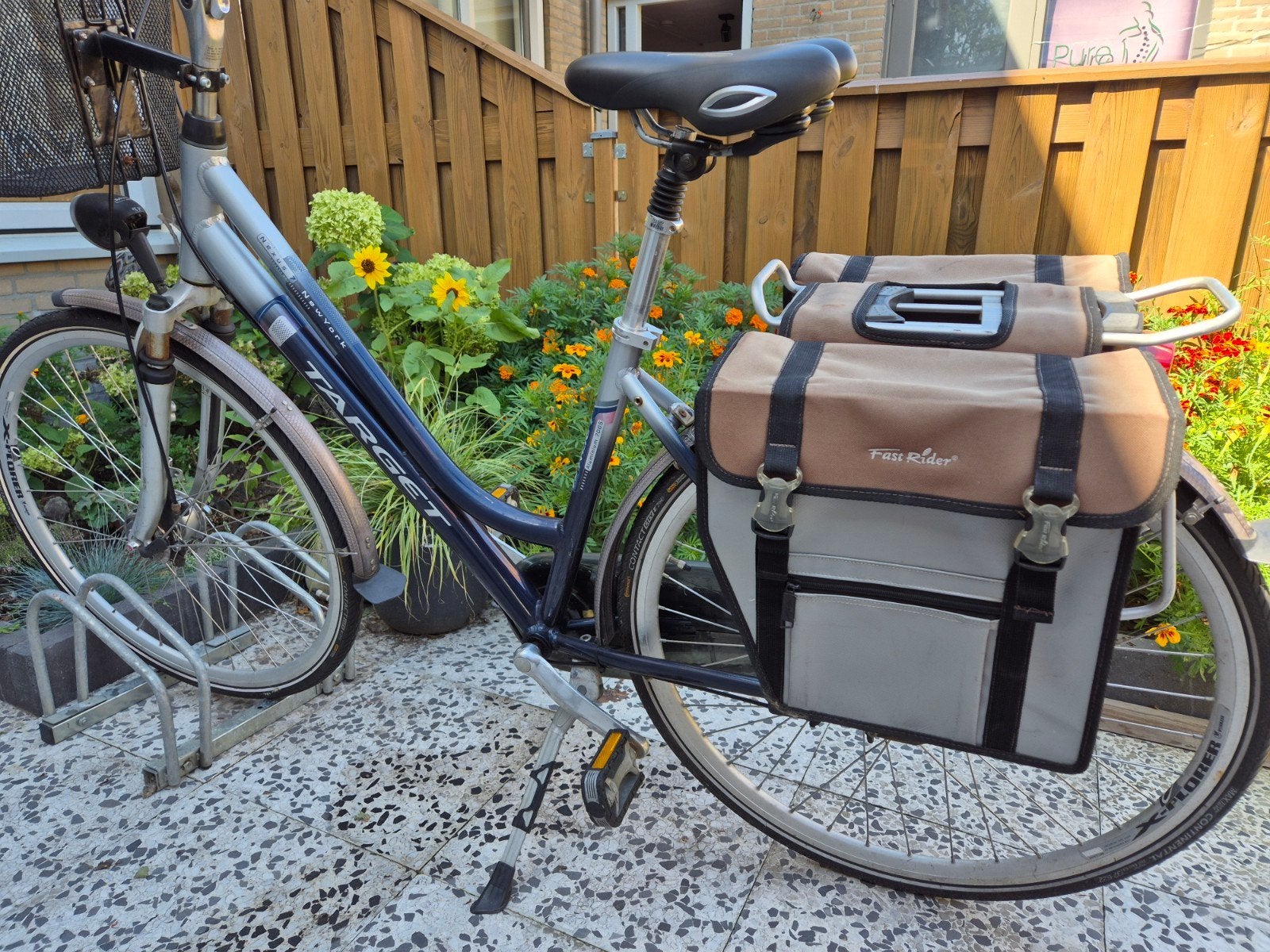 Fiets dames/heren,7 versnellingen, Fietsen en Brommers, Ophalen, Versnellingen, Target, 53 tot 56 cm