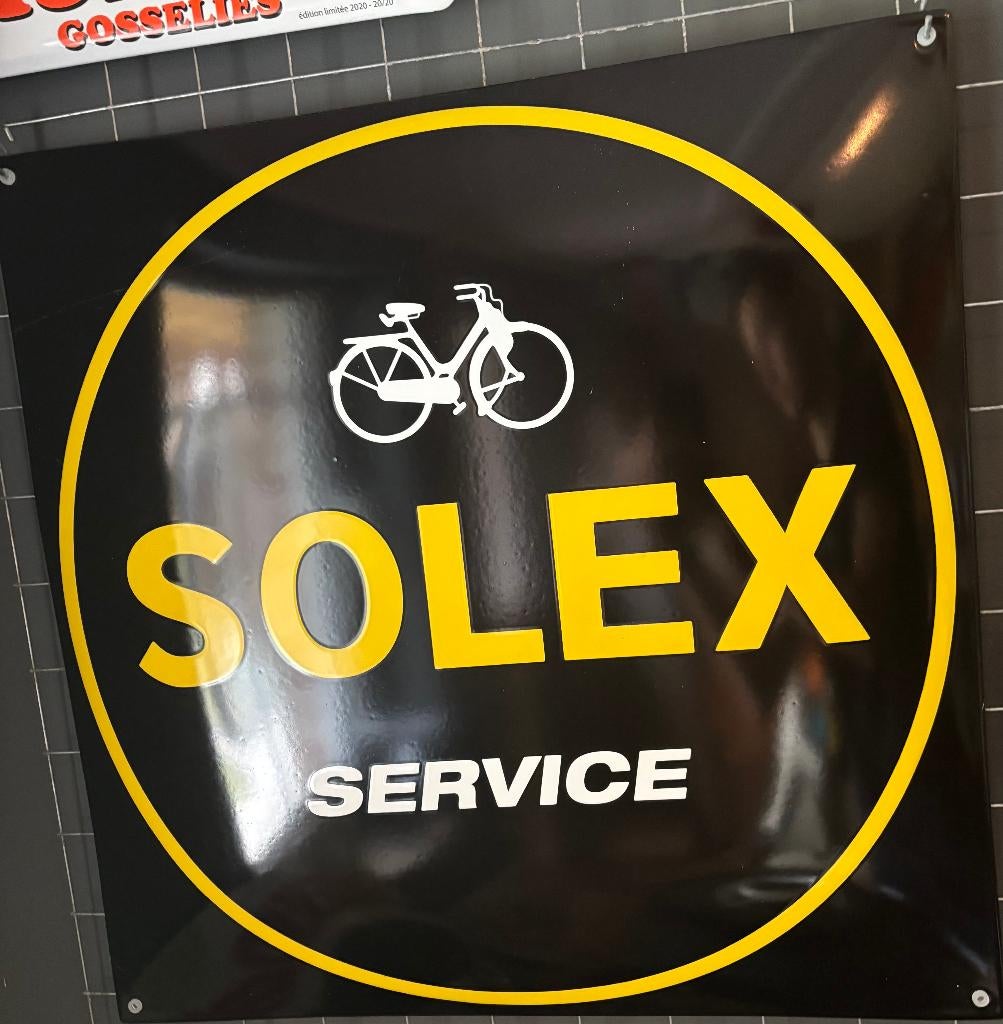 emaille reclamebord solex, Verzamelen, Merken en Reclamevoorwerpen, Ophalen of Verzenden, Nieuw, Reclamebord