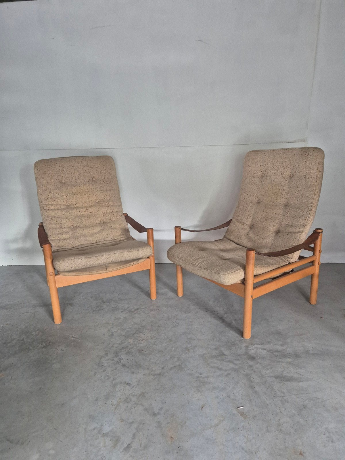 Bror boije voor dux safari junker stoelen vintage zweden., Huis en Inrichting, Gebruikt, Onbekend, Ophalen of Verzenden, Onbekend