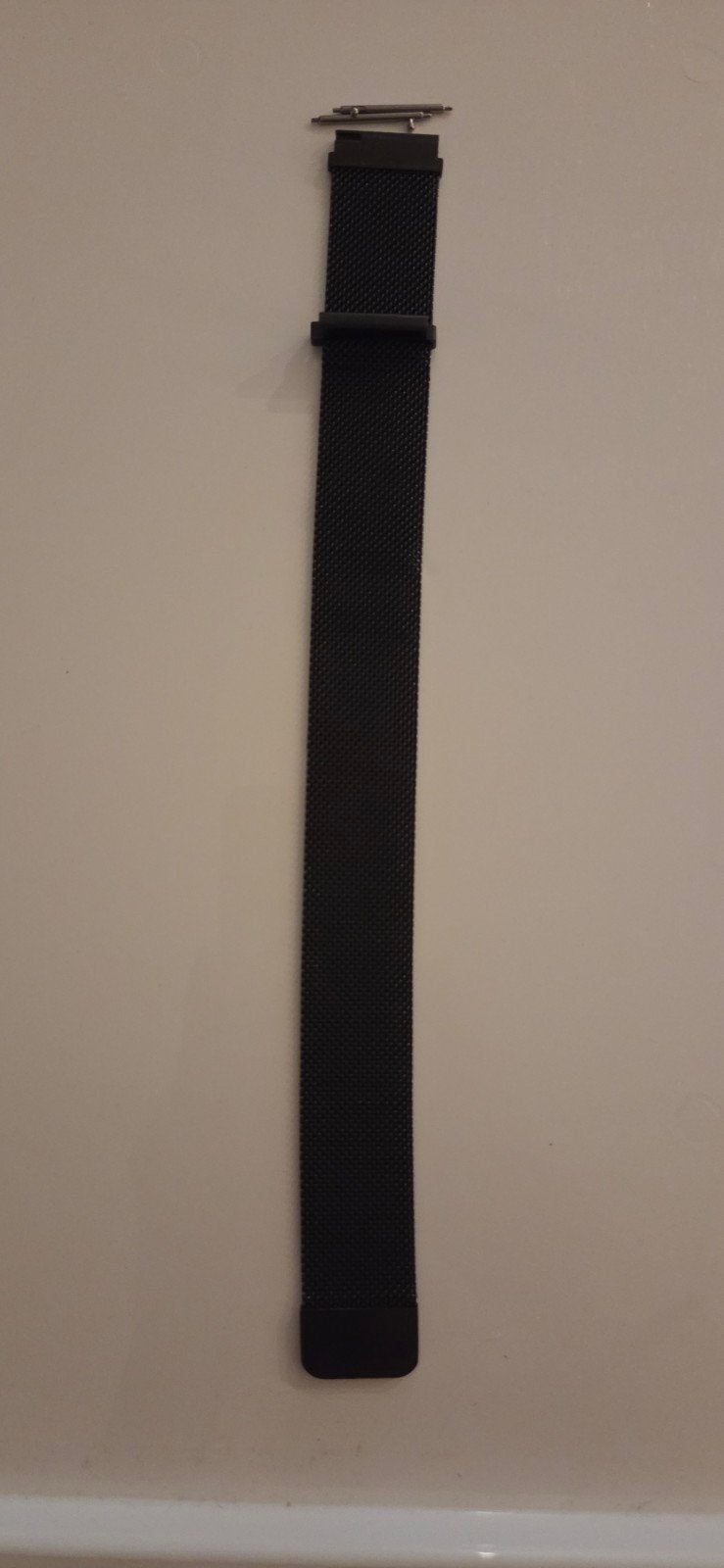 Zwart horlogebandje - 20mm, Sieraden, Tassen en Uiterlijk, Horloges | Heren, Ophalen of Verzenden, Nieuw, Overige merken