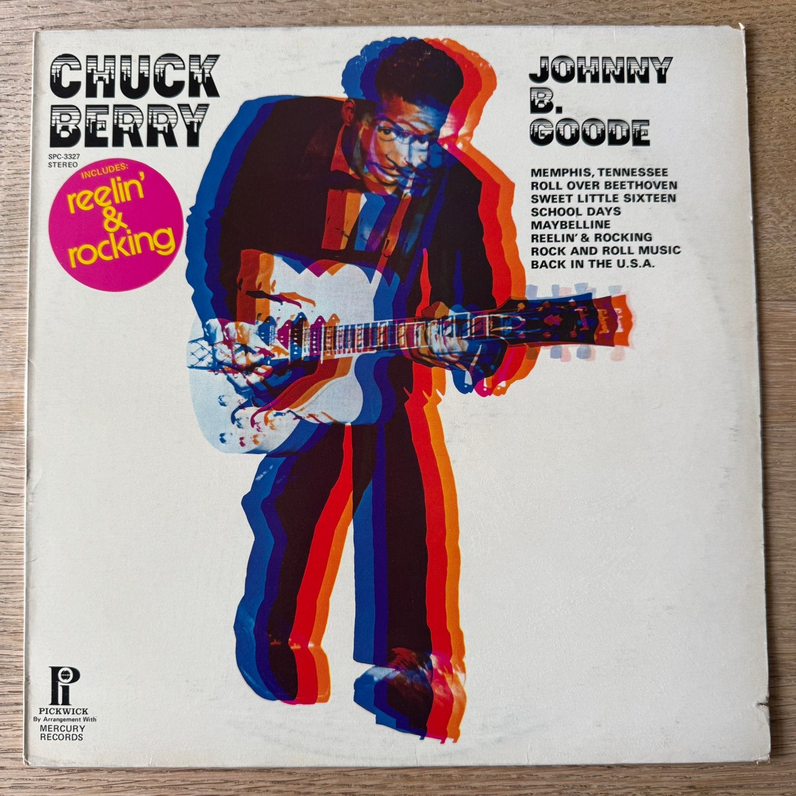 Chuck Berry Johnny B. Goode LP Vinyl 1972 R&B Rock n Roll, LP, Gebruikt, Fotohoes, Ophalen of Verzenden
