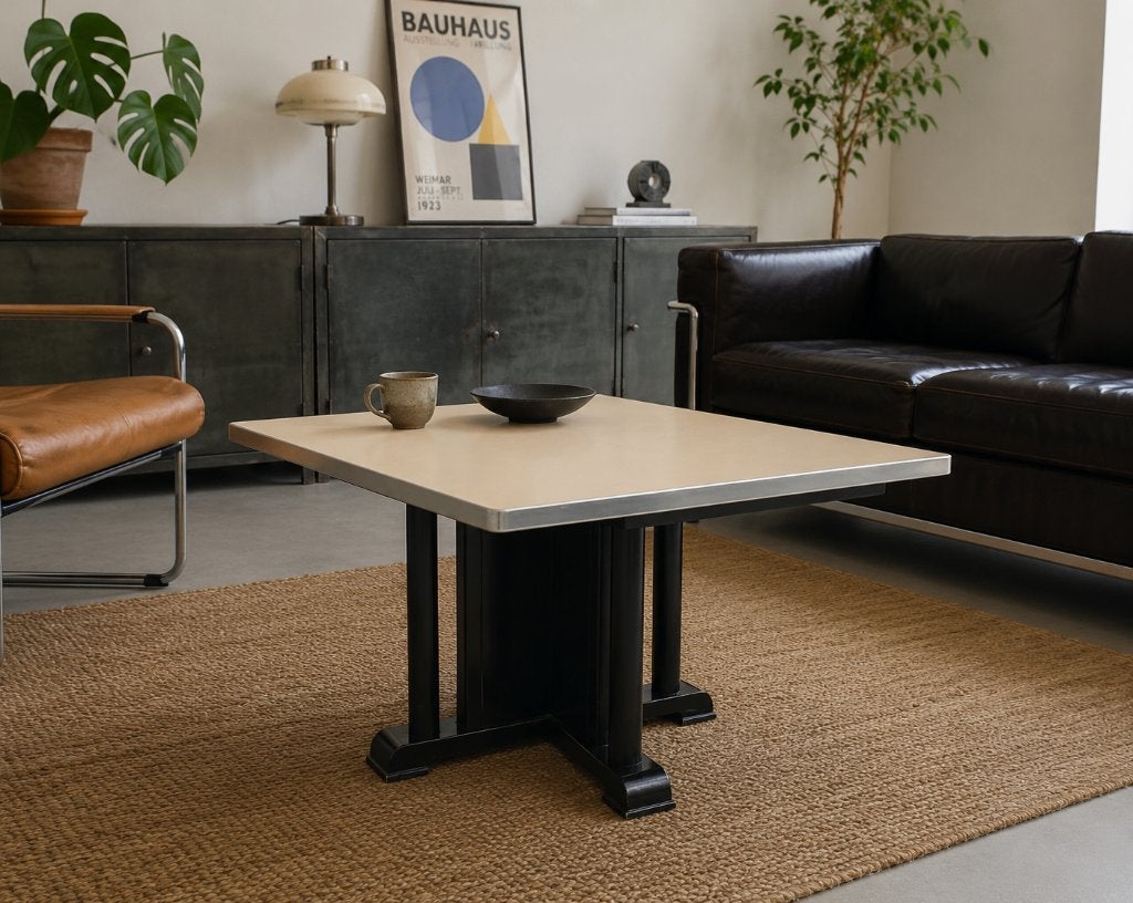 Van Blerck Salontafel, koffietafel Belgisch design jaren 50, Huis en Inrichting, Tafels | Salontafels, Ophalen, 50 – 75, Gebruikt