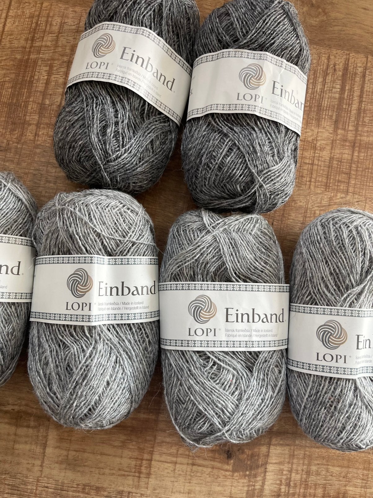 Lopi Einband IJslandse wol garen grijs 300gr 1500 m, Ophalen of Verzenden, Nieuw, Breien of Haken, Wol of Garen