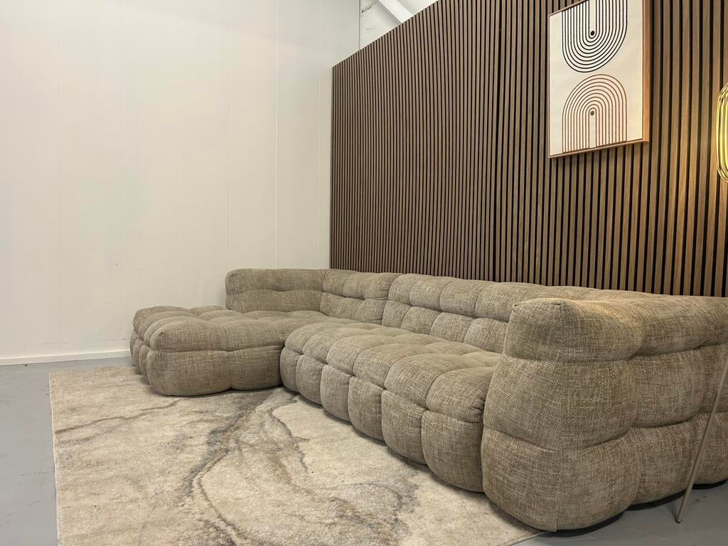 Fat Joe - Loods 5 - Hoekbank - Beige - Nette Staat, Ophalen of Verzenden, Zo goed als nieuw, 150 cm of meer, Vierpersoons of meer