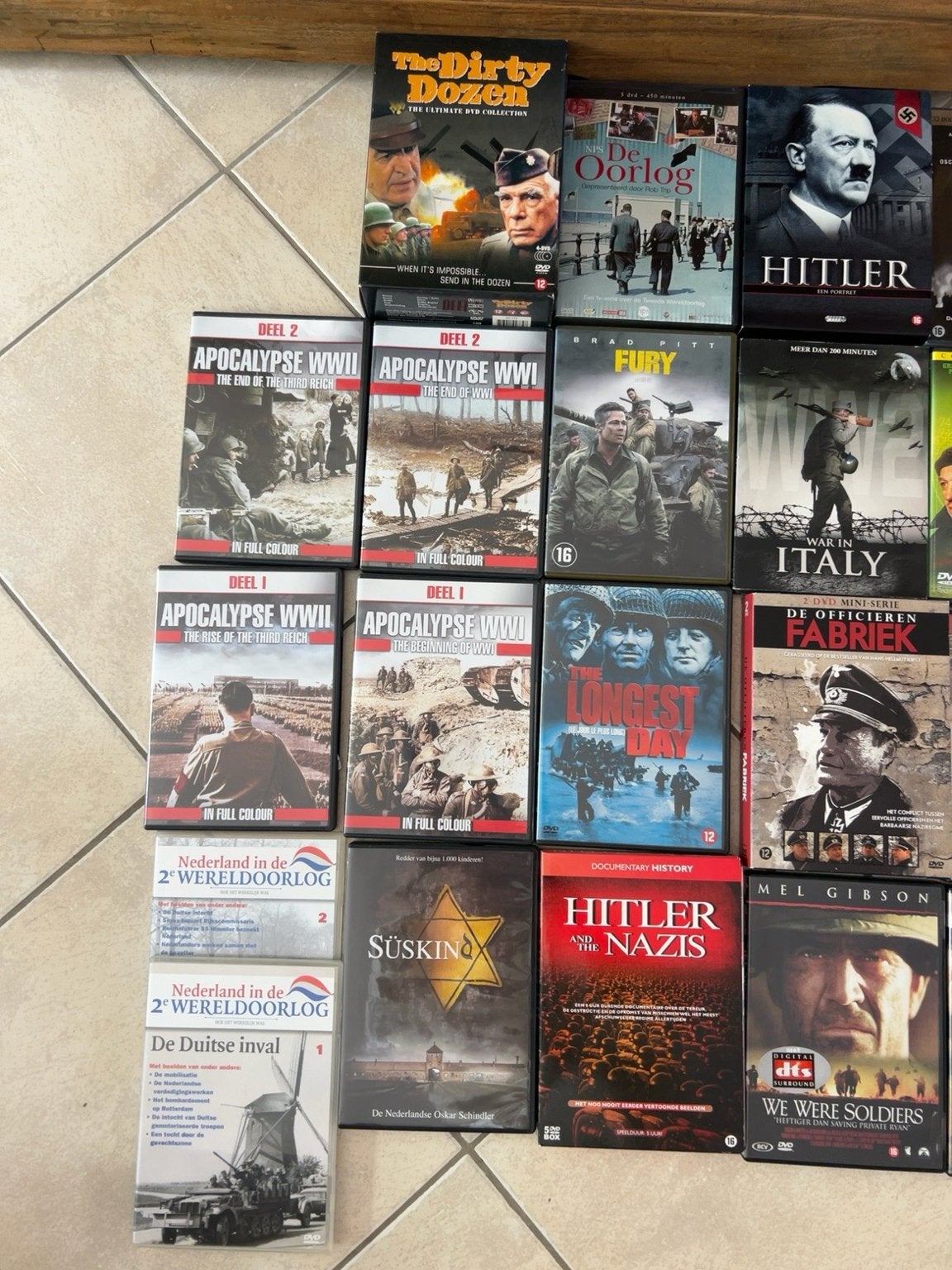 WOII DVD collectie, Ophalen of Verzenden, Zo goed als nieuw, Oorlog of Misdaad