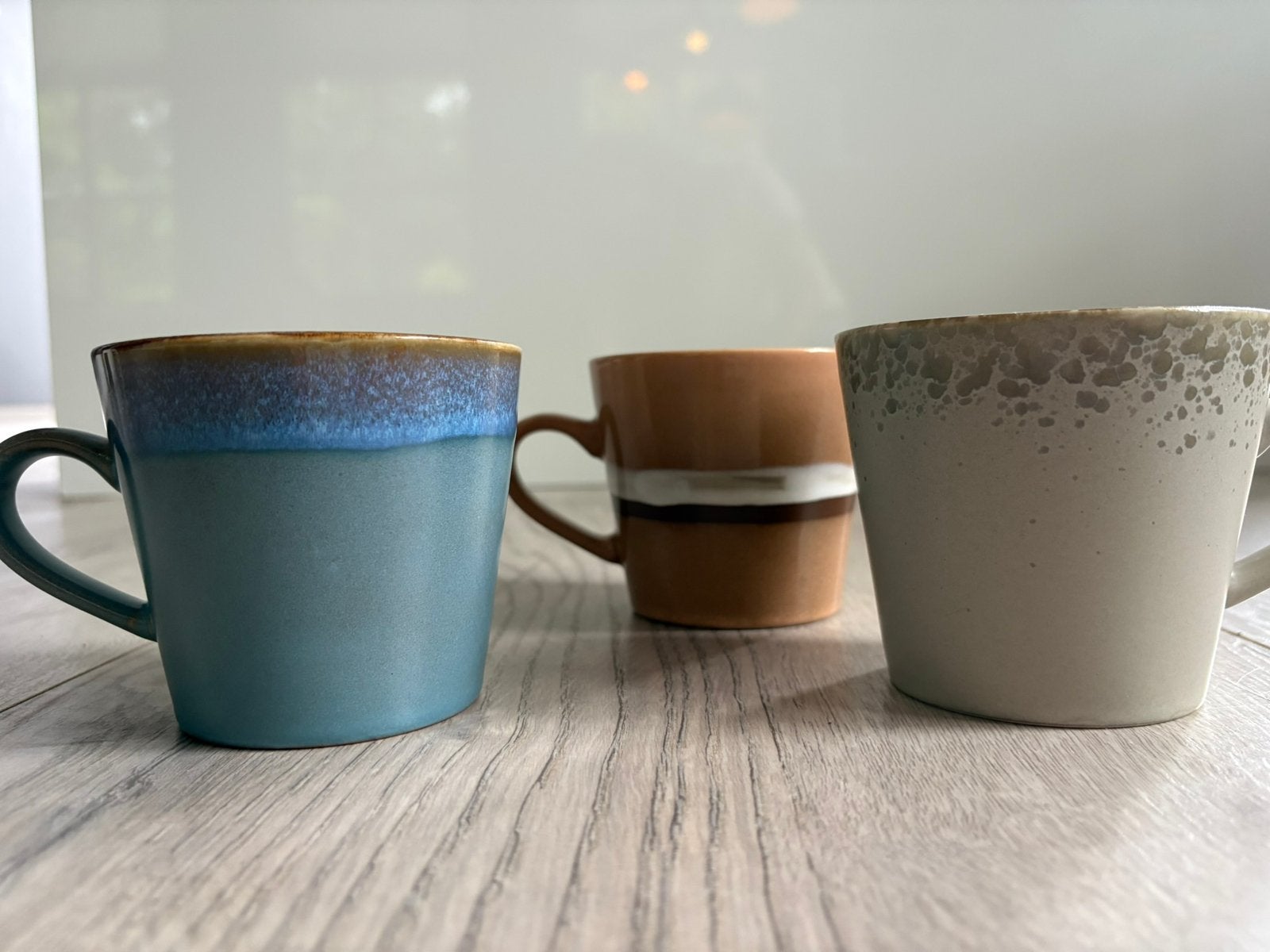 HK Living 70's - cappuccino kopjes - 300ml, Huis en Inrichting, Keuken | Servies, Overige merken, Keramiek, Vintage, Ophalen of Verzenden