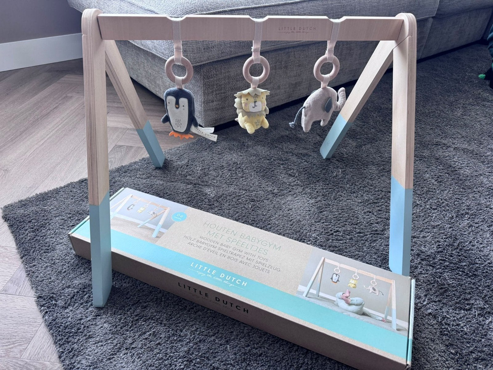 Little Dutch Houten Babygym met Speeltjes, Ophalen, Gebruikt, Babygym