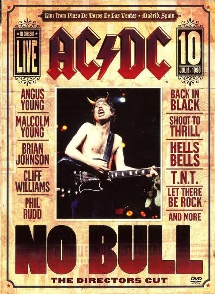 AC/DC - no bull the directors cut DVD DIGIPAK, Cd's en Dvd's, Dvd's | Muziek en Concerten, Vanaf 6 jaar, Ophalen of Verzenden