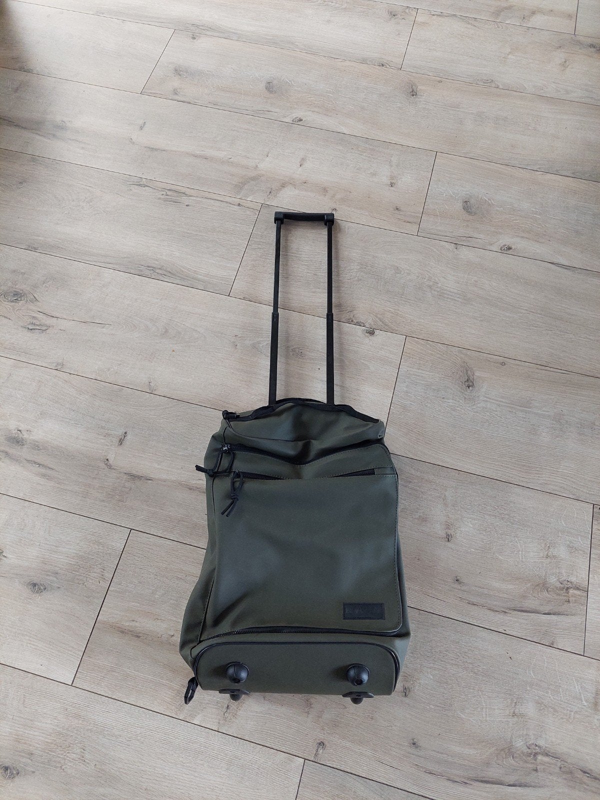 Be Aware groene reiskoffer, Ophalen, 40 tot 60 cm, Wieltjes, 20 tot 30 cm