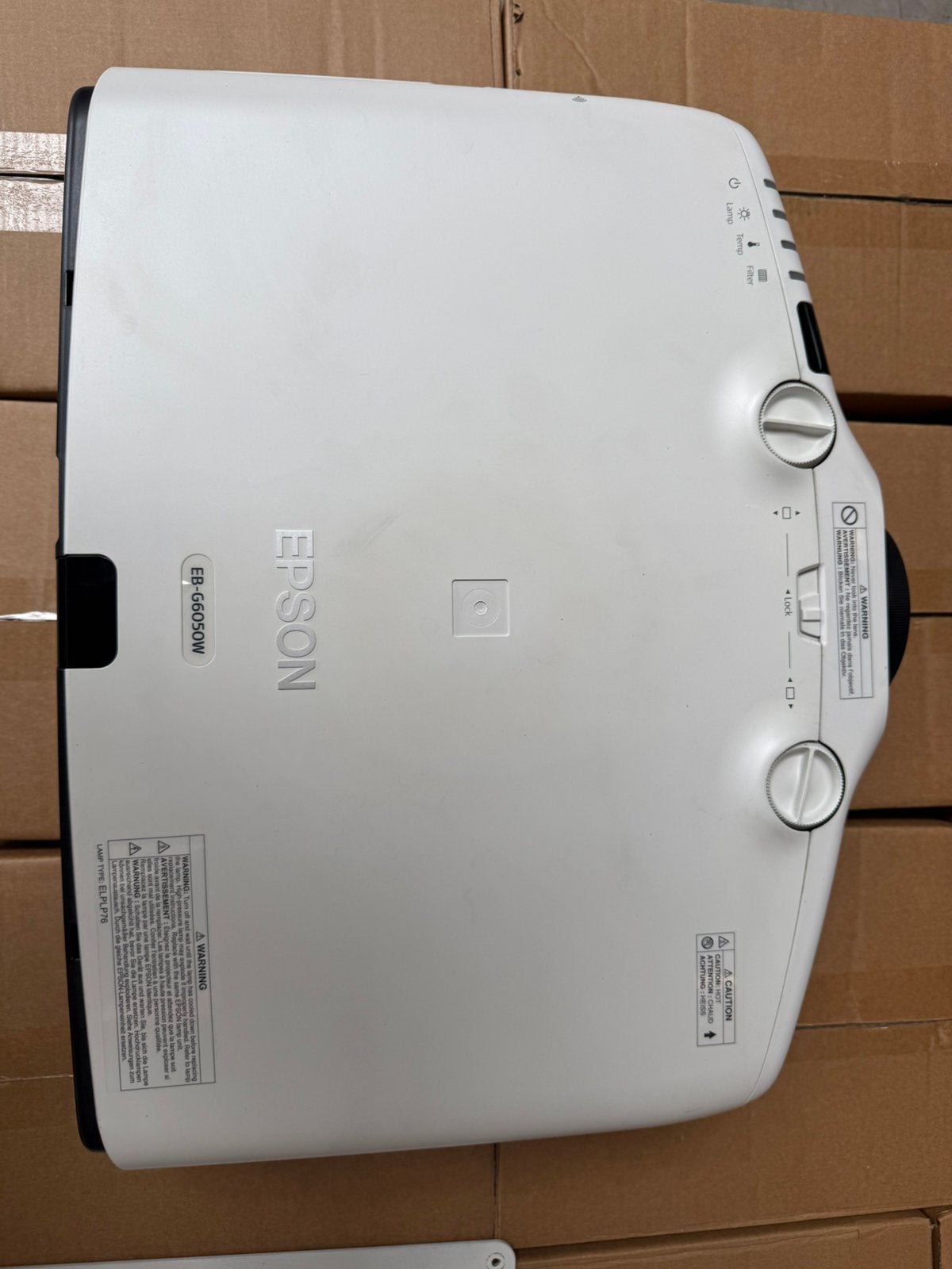 Epson EB-G6050W LCD Projector beamer - WXGA, 5500 Lumen, Ophalen of Verzenden, Zo goed als nieuw, LCD, Overige resoluties