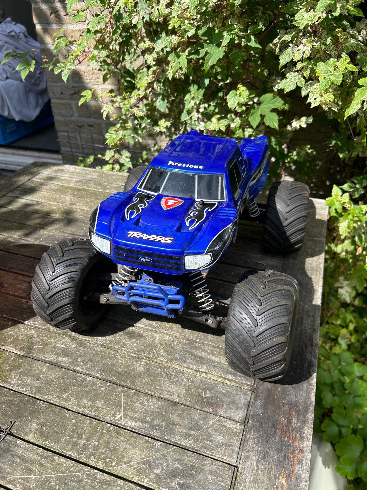 Traxxas Bigfoot Monster Truck, Elektro, Gebruikt, Auto offroad, Ophalen of Verzenden