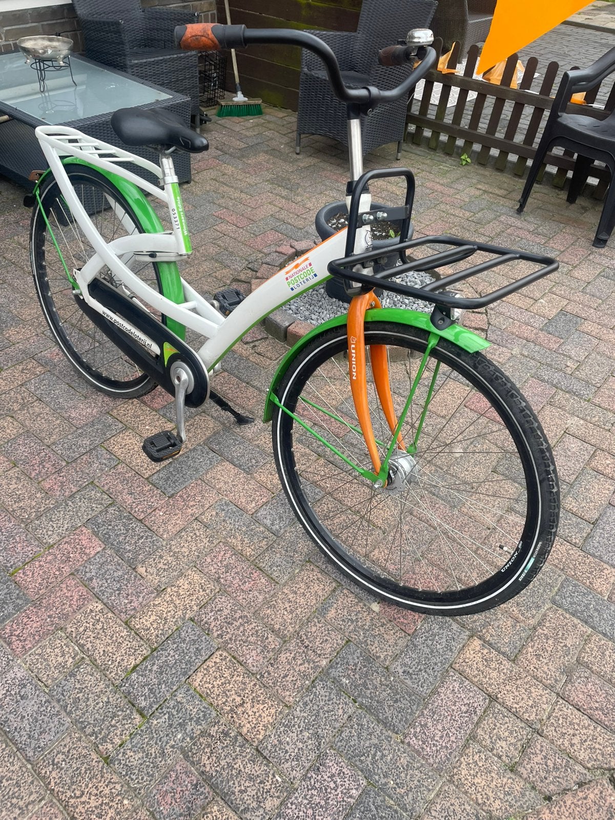 Postcodeloterij fiets, Ophalen, Gebruikt