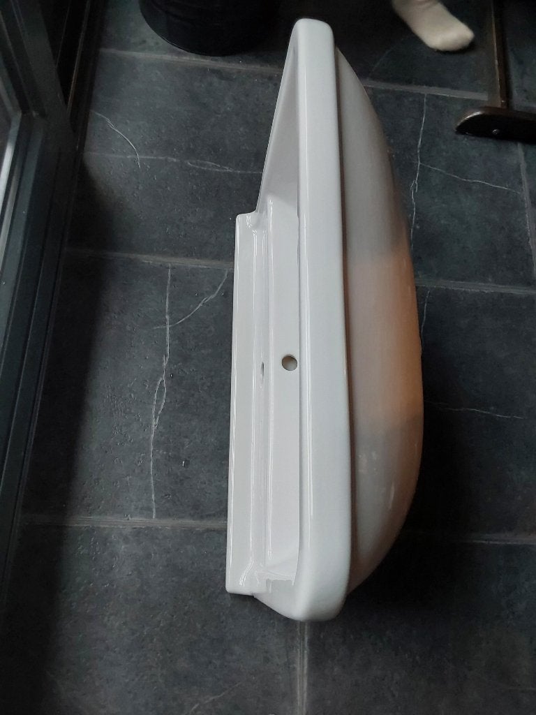 Wastafel keramisch, Ophalen, Zo goed als nieuw, Wastafel