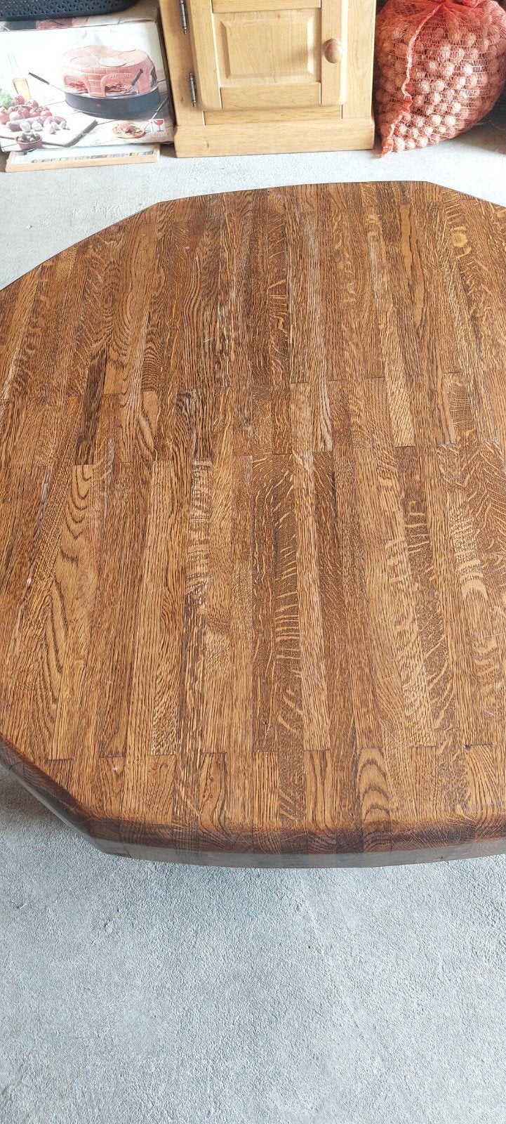 eiken salontafel, Ophalen, Gebruikt, 50 tot 100 cm, 50 tot 100 cm