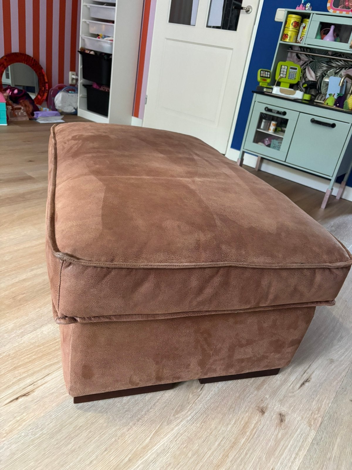 Hocker 105x65x45 cm, Huis en Inrichting, Banken | Voetenbanken en Poefen, Ophalen, Gebruikt, 100 tot 125 cm, Stof