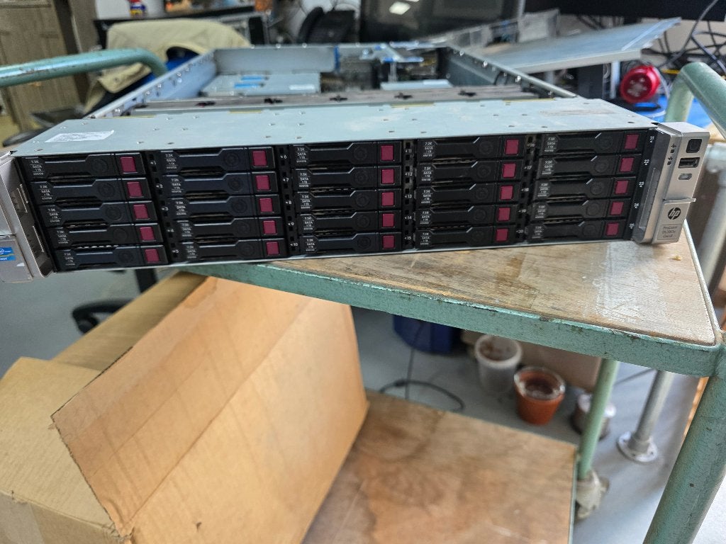 server DL380 G8 met 192Gb mem en sas schijven met railsset, Ophalen, Gebruikt, 2 tot 3 Ghz, HP